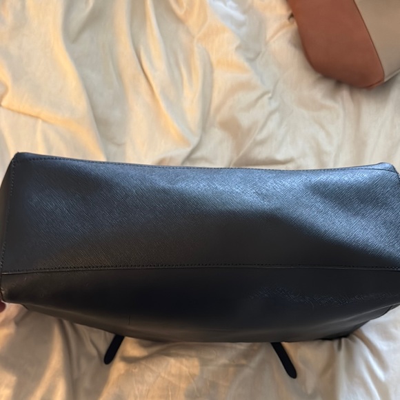 Tory Burch Black Leather Tote - Picture 2 of 6